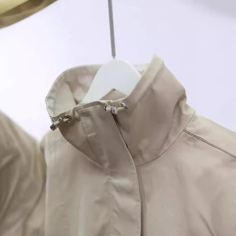 Damen Modische Freizeitjacke mit hohem Kragen Nord Taschen