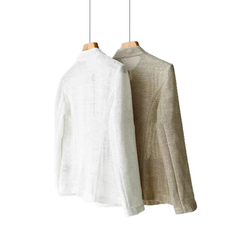 Damen Modische Boucléjacke mit praktischen Taschen Nord Taschen