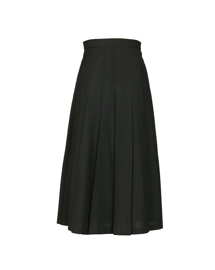 Damen Langer Plisseerock mit hohem Bund Nord Taschen