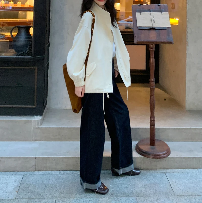 Damen Lässige und stylische Übergangsjacke Nord Taschen