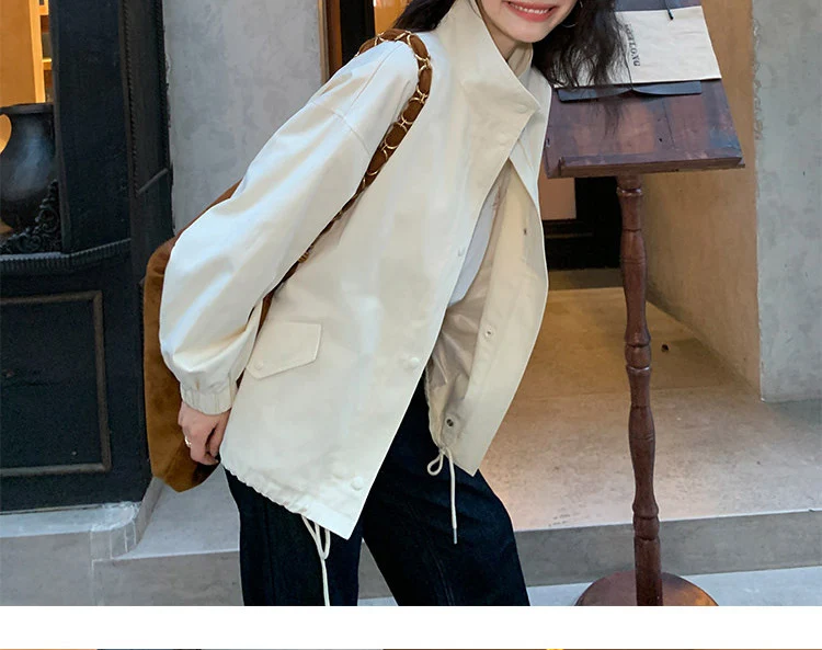 Damen Lässige und stylische Übergangsjacke Nord Taschen