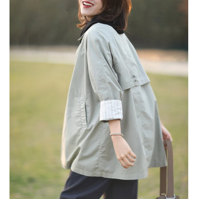 Damen Lässige und farbenfrohe Übergangsjacke Nord Taschen