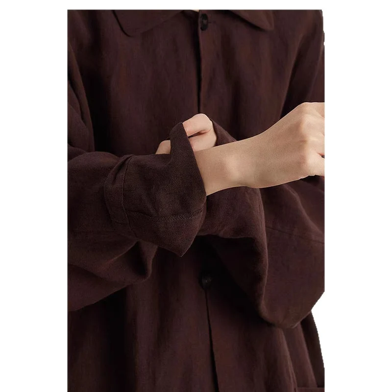 Damen Lässige und elegante Langarmbluse Nord Taschen