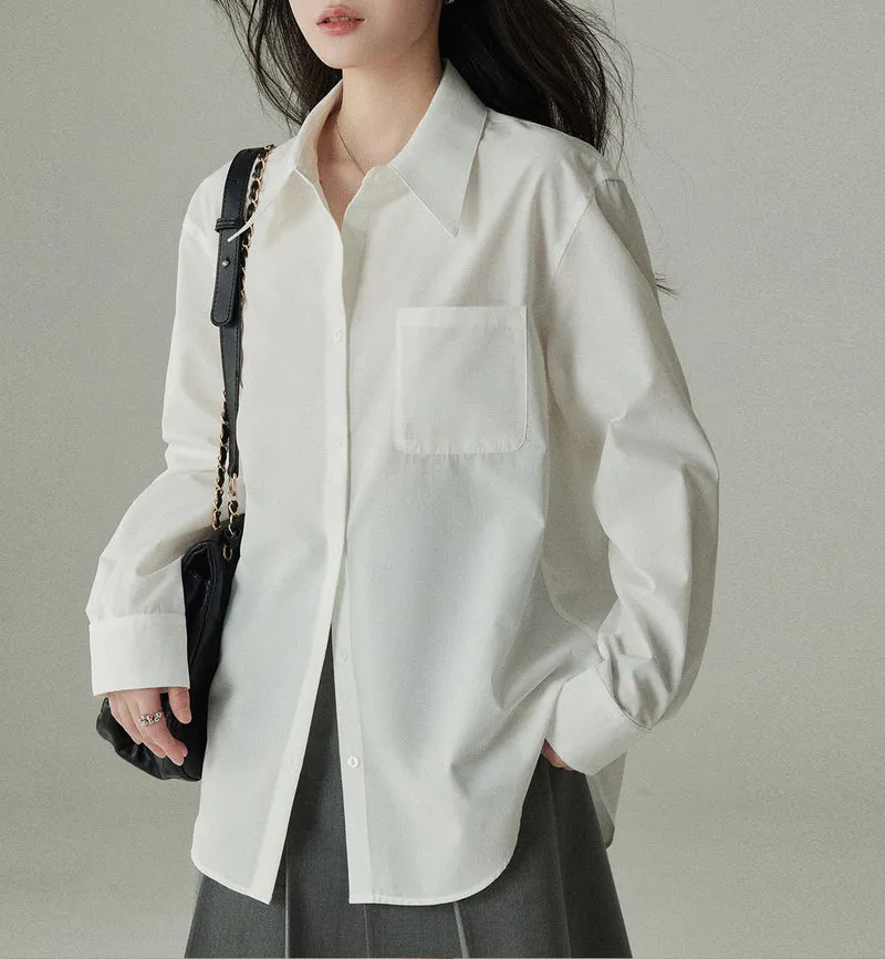 Damen Lässige und elegante Bluse Nord Taschen