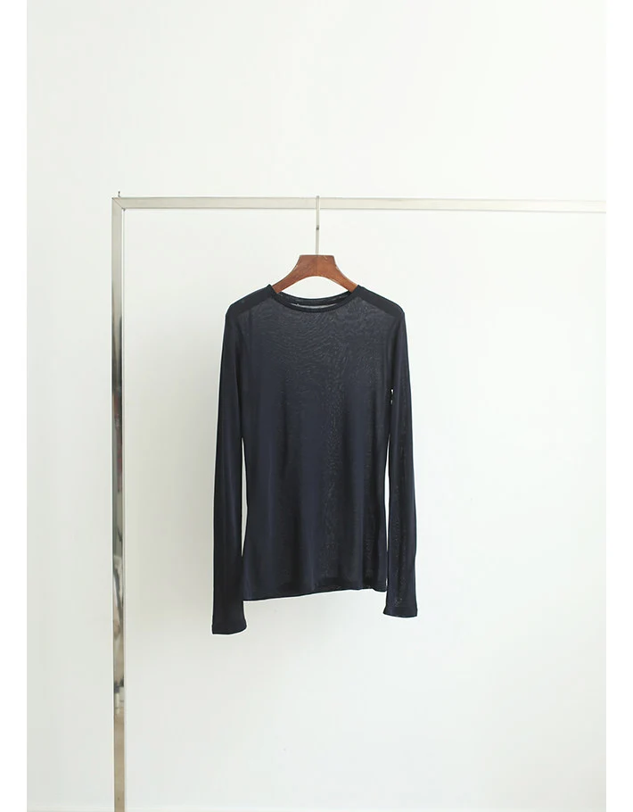 Damen Langarmshirt mit weichem Griff Nord Taschen