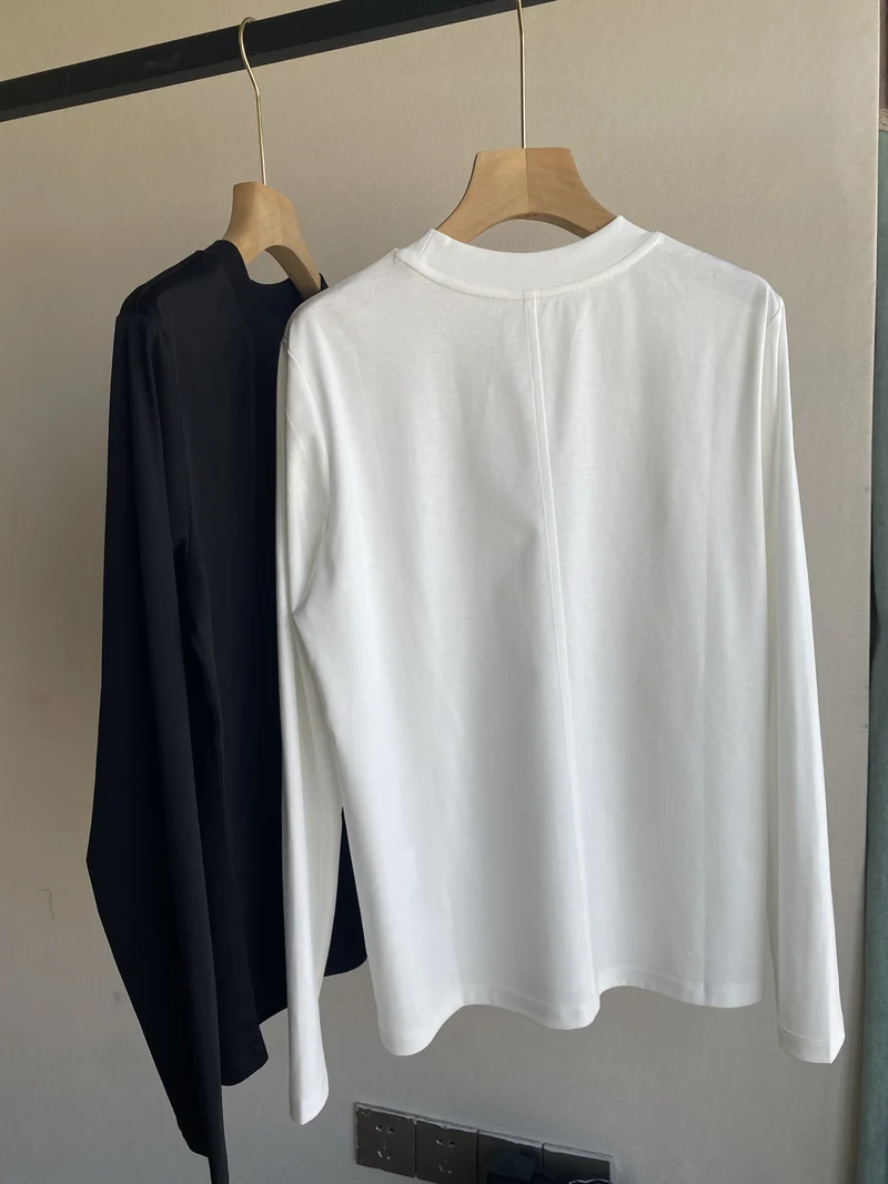 Damen Langarmshirt mit elegantem Schnitt Nord Taschen