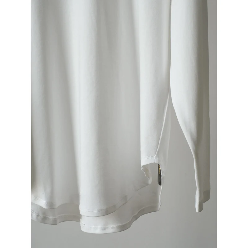 Damen Langarmshirt aus weichem Baumwollmix Nord Taschen
