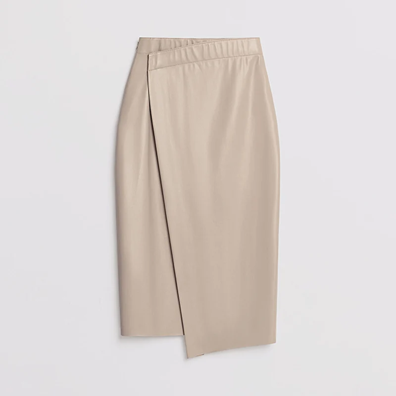 Damen Eleganter Wickelrock aus hochwertigem Material Nord Taschen