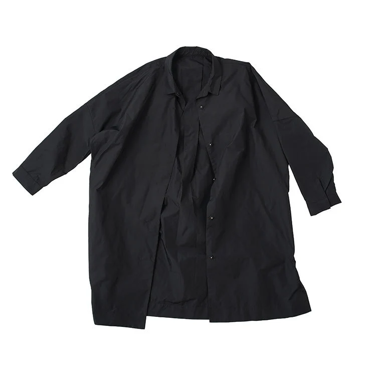 Damen Lässige Oversized Bluse Nord Taschen