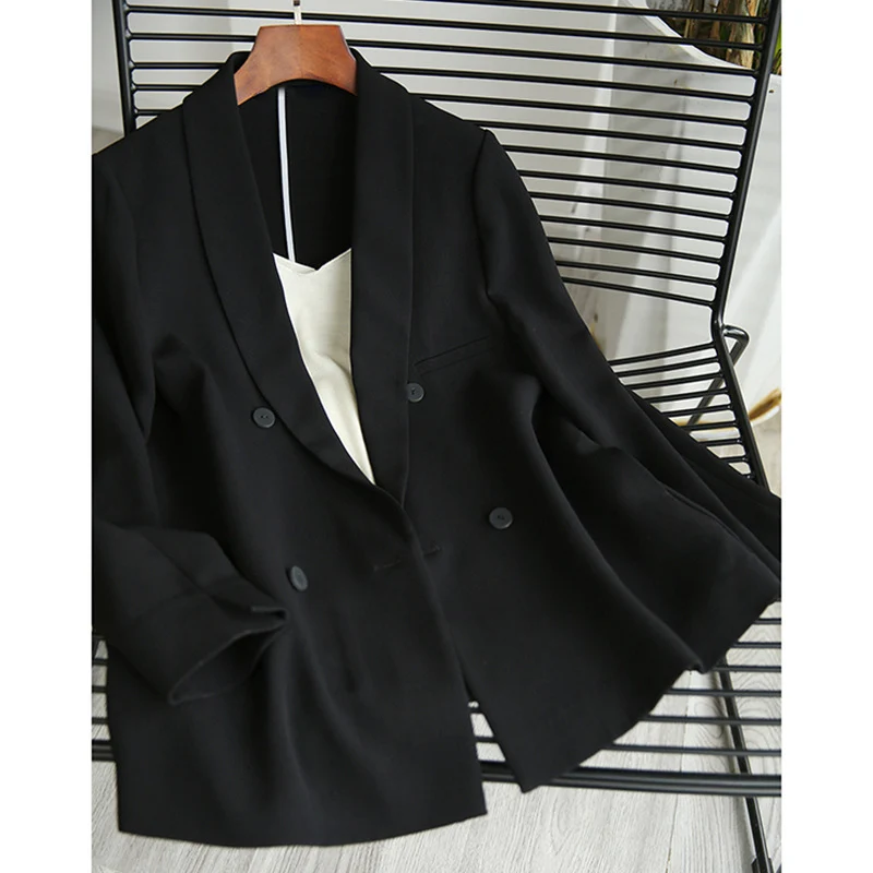 Damen Klassischer Doppeltbreasted Blazer Nord Taschen