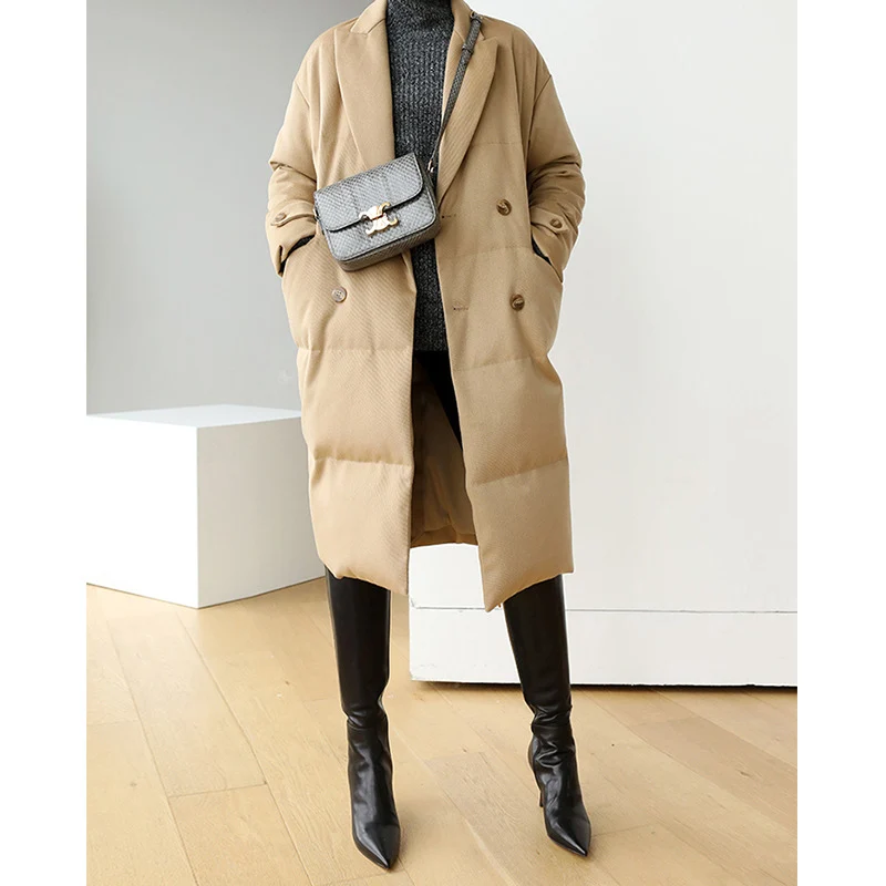 Damen Eleganter und vielseitiger Langblazer Nord Taschen
