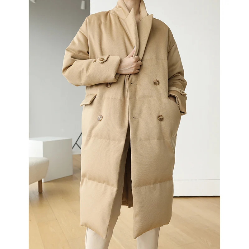 Damen Eleganter und vielseitiger Langblazer Nord Taschen