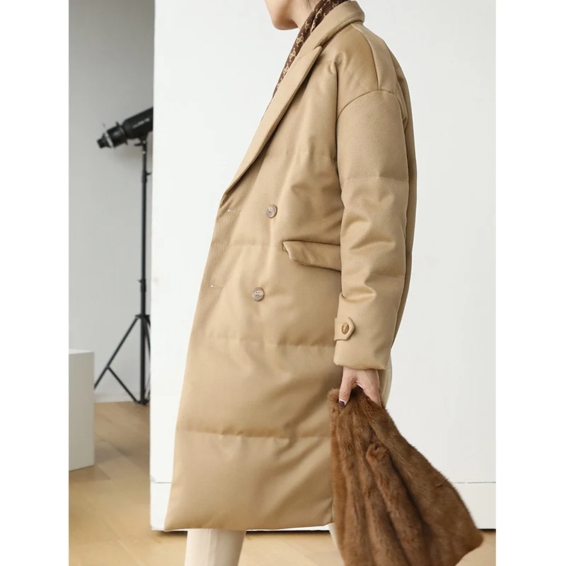 Damen Eleganter und vielseitiger Langblazer Nord Taschen