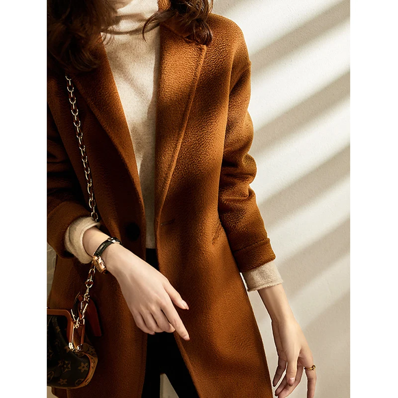 Damen eleganter und modischer Langblazer Nord Taschen