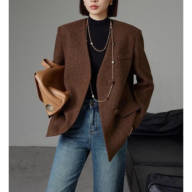 Damen Eleganter oversized Blazer Nord Taschen