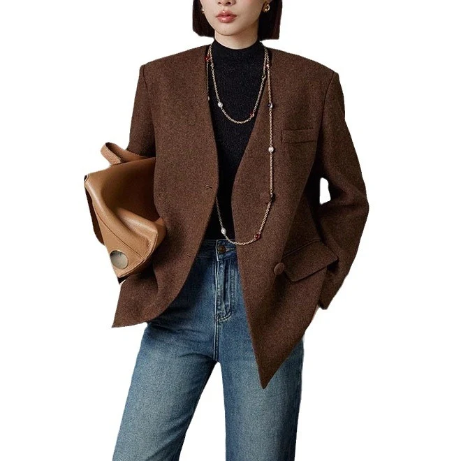 Damen Eleganter oversized Blazer Nord Taschen