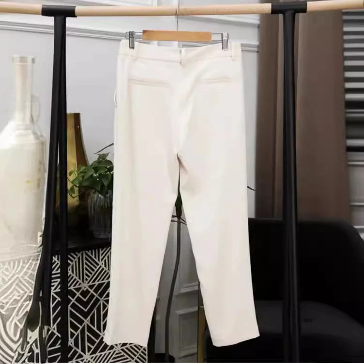 Damen Hochtaillierte Business-Hose Nord Taschen