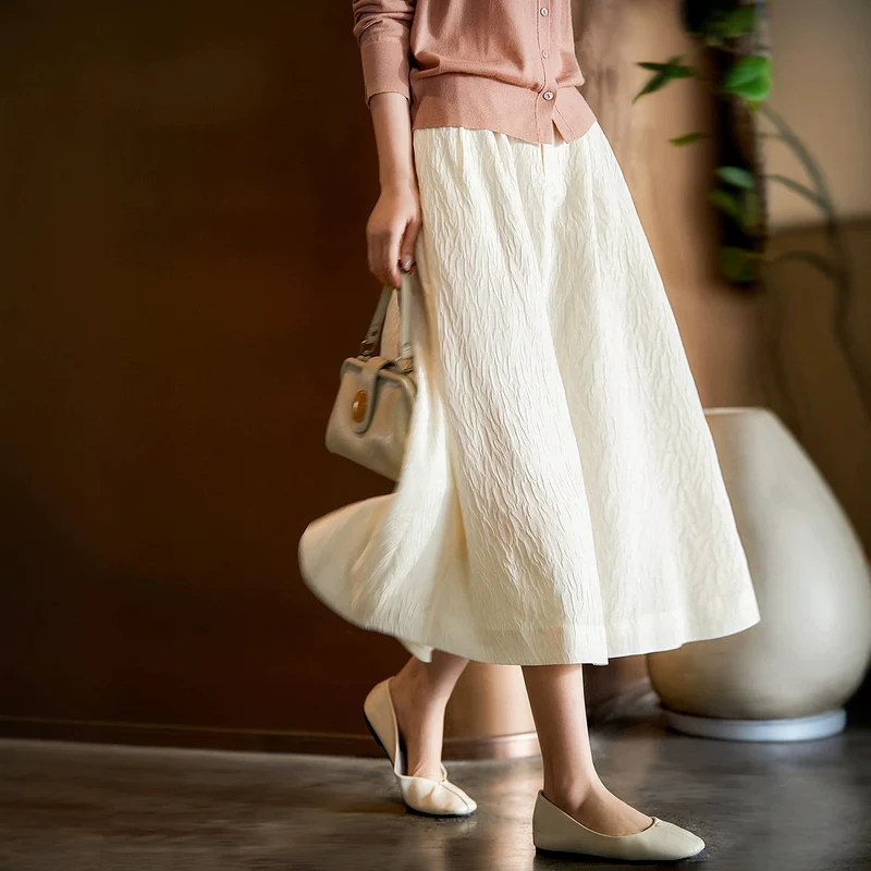 Damen Flowing Maxi-Rock Nord Taschen