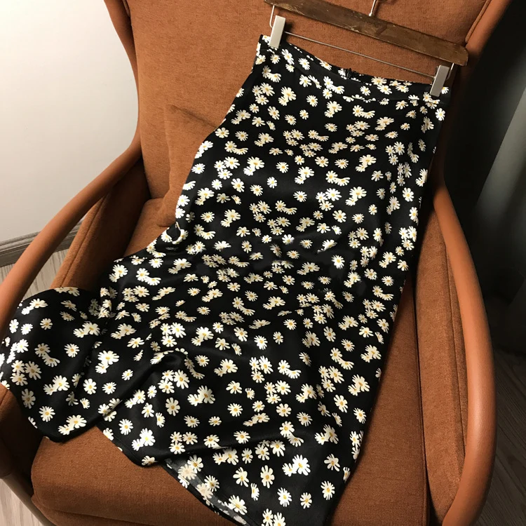 Damen Floral Maxi-Rock Nord Taschen