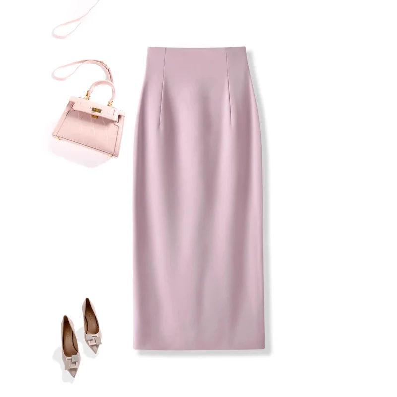 Damen Eleganter Midirock mit Raffungen Nord Taschen
