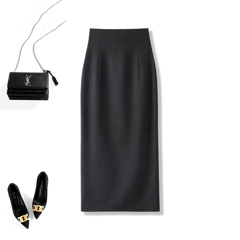 Damen Eleganter Midirock mit Raffungen Nord Taschen