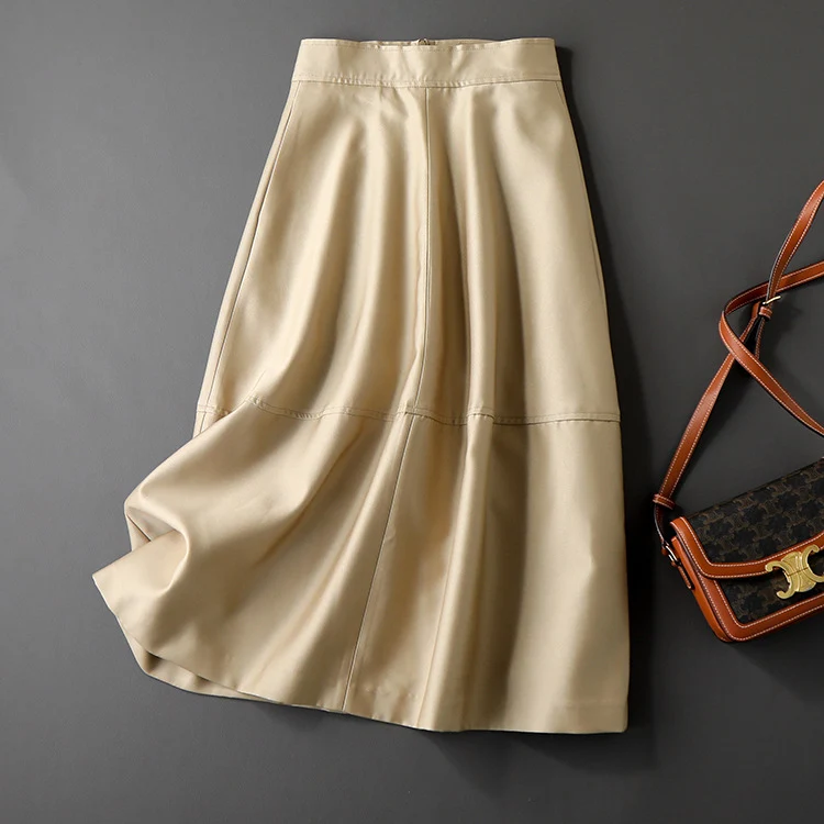 Damen Eleganter und luftiger Midirock Nord Taschen