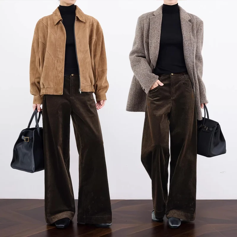 Damen Eleganter und lässiger Cord-Blazer Nord Taschen