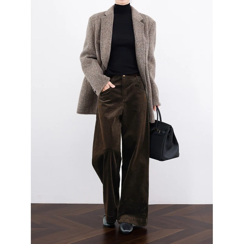 Damen Eleganter und lässiger Cord-Blazer Nord Taschen
