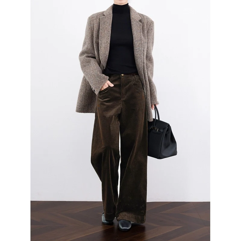 Damen Eleganter und lässiger Cord-Blazer Nord Taschen