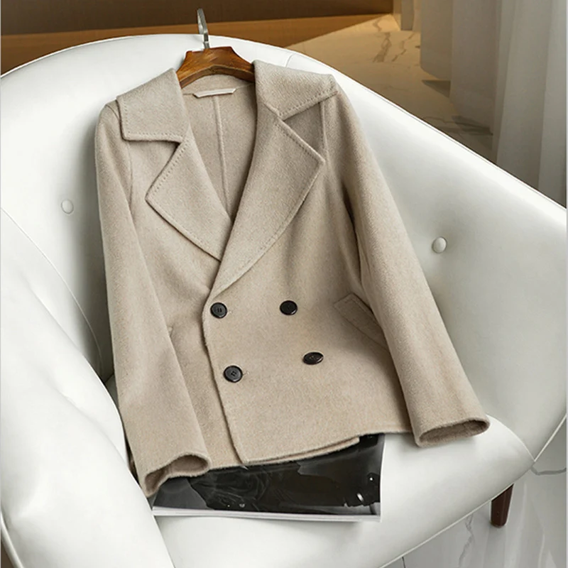Damen Eleganter und komfortabler doppeltbreiter Blazer Nord Taschen