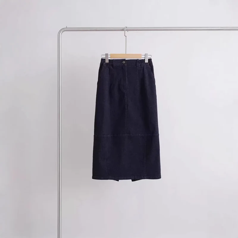 Damen Figurnaher Denimrock Nord Taschen