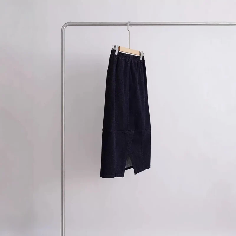 Damen Figurnaher Denimrock Nord Taschen