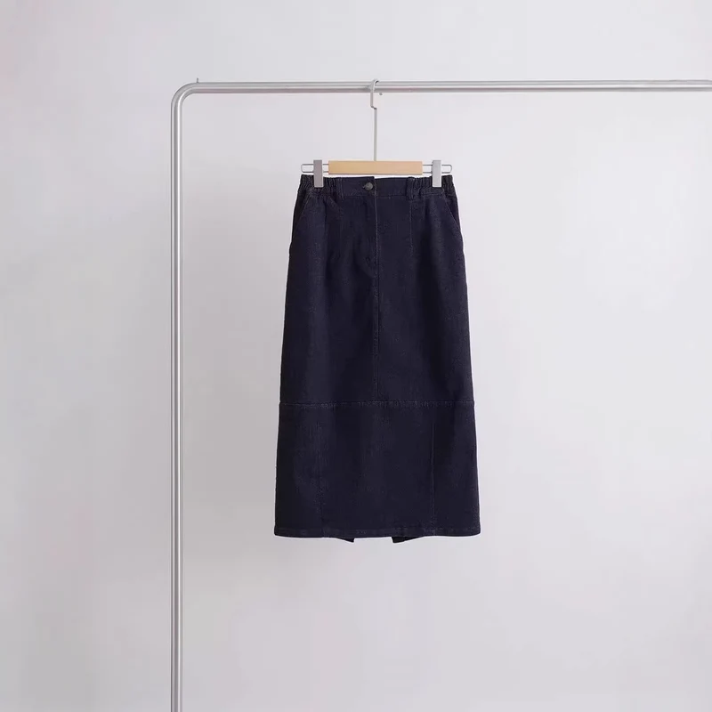Damen Figurnaher Denimrock Nord Taschen