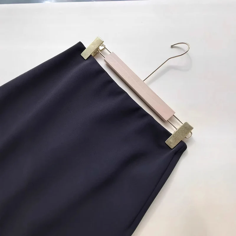Damen Eleganter, Midirock mit hohem Bund und figurbetontem Schnitt Nord Taschen