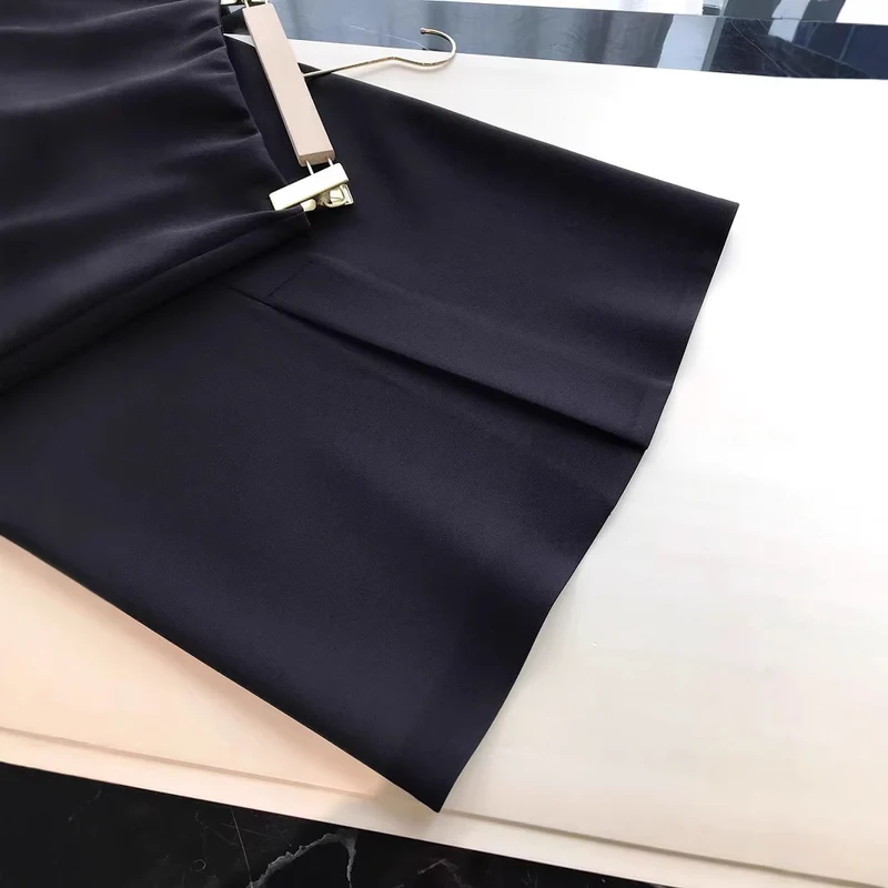 Damen Eleganter, Midirock mit hohem Bund und figurbetontem Schnitt Nord Taschen