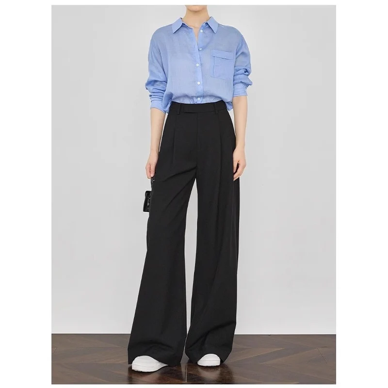 Damen Elegante und lässige weite Hose Nord Taschen