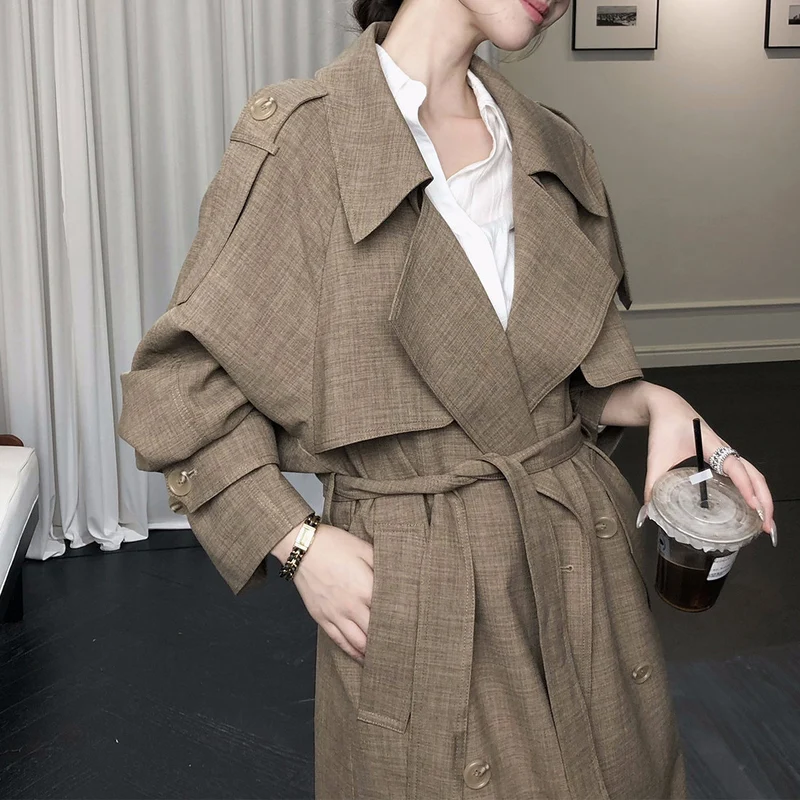 Damen Elegante und lässige Übergangsjacke mit kontrastierenden Ärmeln Nord Taschen