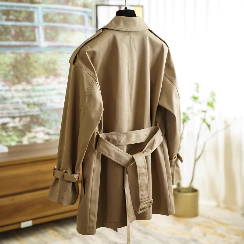 Damen Elegante und lässige Trenchjacke Nord Taschen