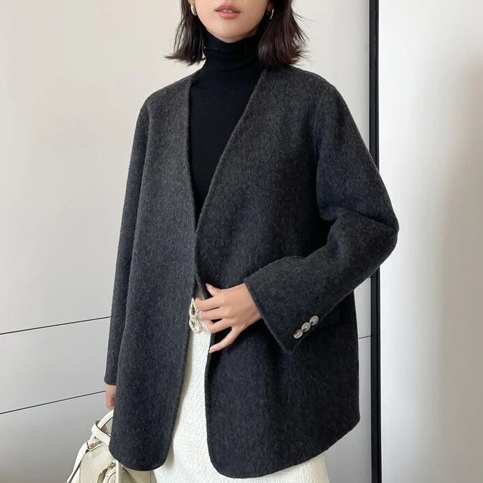 Damen Elegante und lässige Strickjacke Nord Taschen