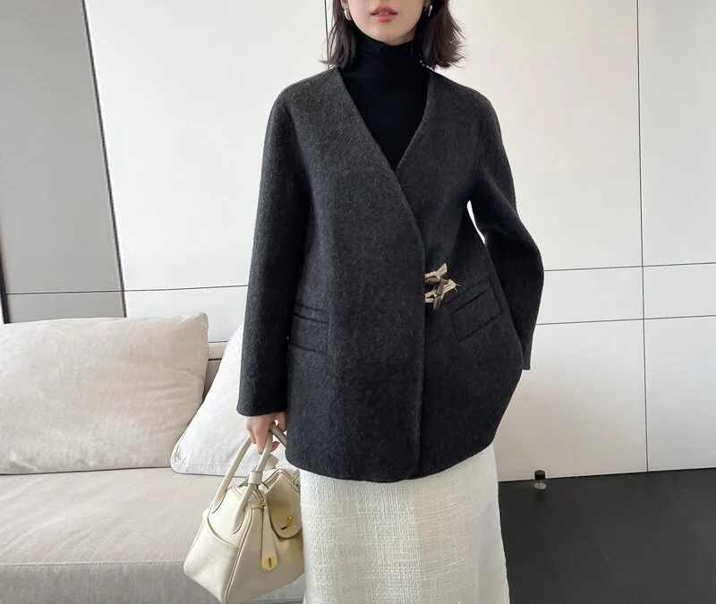 Damen Elegante und lässige Strickjacke Nord Taschen