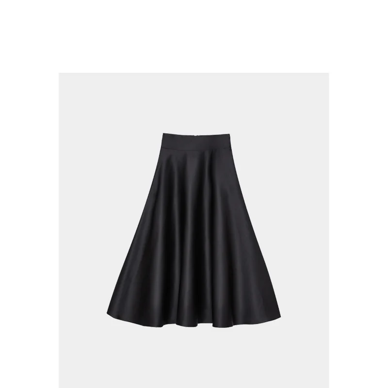 Damen Eleganter und fließender Midi-Rock Nord Taschen