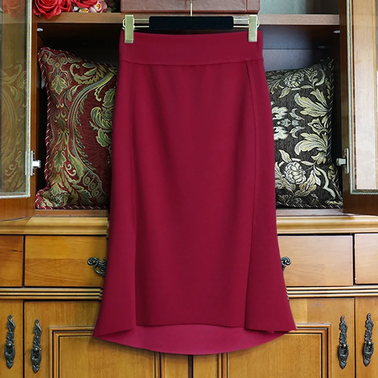 Damen Eleganter und figurbetonter Midirock Nord Taschen