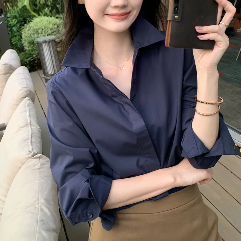 Damen Elegante und lässige Bluse Nord Taschen