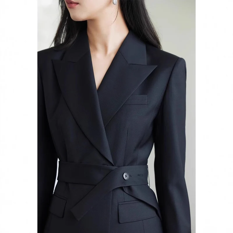 Damen Eleganter Doppeltbreasted Blazer Nord Taschen 1789268859