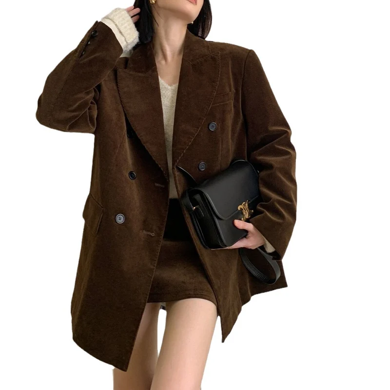 Damen Eleganter Cordblazer Nord Taschen