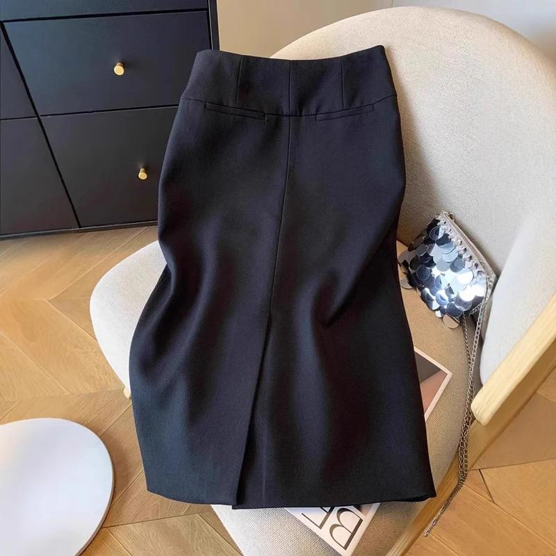 Damen Eleganter Bleistiftrock mit Reißverschluss Nord Taschen