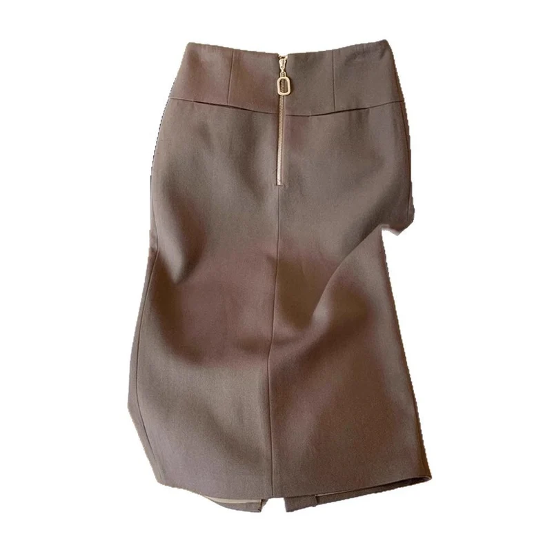 Damen Eleganter Bleistiftrock mit Reißverschluss Nord Taschen
