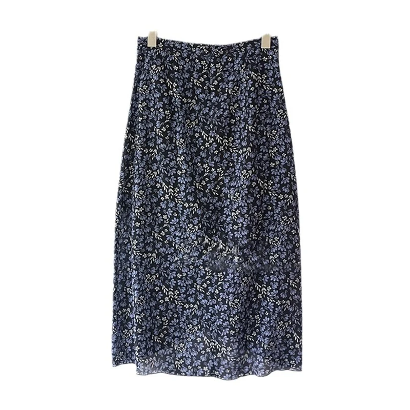 Damen Eleganter Midirock mit drapiertem Design Nord Taschen