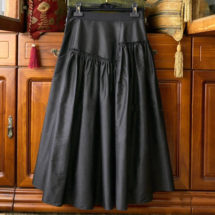 Damen Eleganter Midi-Rock mit schönem Taillenzug Nord Taschen