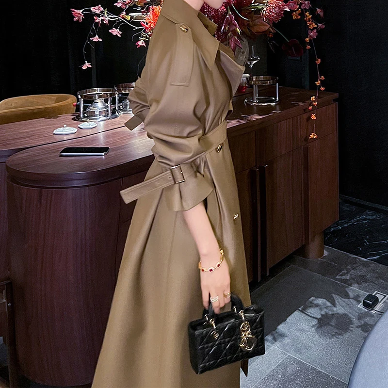 Damen Eleganter Trenchcoat mit modernem Design Nord Taschen